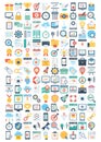 Web Design and Development Isolated Vector Icons Set that can be easily modified or edit Royalty Free Stock Photo