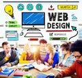 Web Design Development Style Ideas Interface Concept Royalty Free Stock Photo