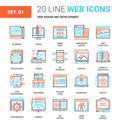 Web Design and Development Royalty Free Stock Photo