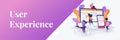 Web design development web banner concept. Royalty Free Stock Photo