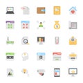 Web Design Flat Colored Icons 9