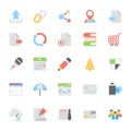 Web Design Flat Colored Icons 8