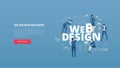 Web design hero banner