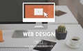 Web Design Homepage Internet layout Software Concept Royalty Free Stock Photo