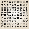 Web design icons set vector Royalty Free Stock Photo