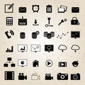 Web design icons set vector Royalty Free Stock Photo