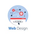 Web design, internet technology, software development, hosting services