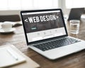 Web Design Internet Website Responsive Software Concept Royalty Free Stock Photo