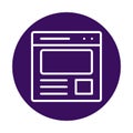 Web design Isolated Vector icon which can easily modify or edit Royalty Free Stock Photo