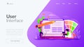 Web design landing page template Royalty Free Stock Photo