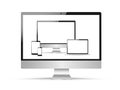 Web design, laptop, smartphone, tablet, computer, display