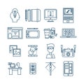 Web Design Linear Icons