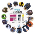 Web Design Network Website Ideas Media Information Concept