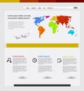 Web design template Royalty Free Stock Photo