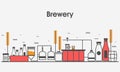 Web design template for Brewery.