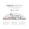 Web Design Template with Health Control Technology
