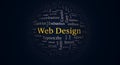 Web design typography graphic design html css javascript seo ux ui trends tutorial tips 2024 Royalty Free Stock Photo