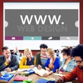 Web Design Web WWW Development Internet Media Creative Concept Royalty Free Stock Photo