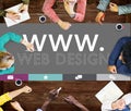 Web Design Web WWW Development Internet Media Creative Concept Royalty Free Stock Photo