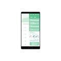 Web Design. Website template for tablet. Elements for mobile and web applications. User Interface UI and User Experience UX Royalty Free Stock Photo