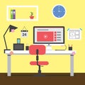 Web design workspace