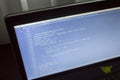 Web designer CSS3/LESS/SASS code close up