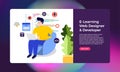 Web designer & Developer Royalty Free Stock Photo
