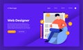 Web designer & Developer Royalty Free Stock Photo