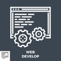 Web Develop Line Icon