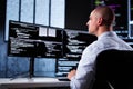 Web Developer Coding On Computer Royalty Free Stock Photo