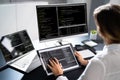Web Developer Programming Software Code Royalty Free Stock Photo