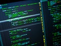 Web developing of the site using php language. Php code in the editor, macro