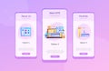 WEB development app interface template Royalty Free Stock Photo