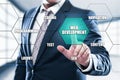 Web Development Coding Programming concept Royalty Free Stock Photo