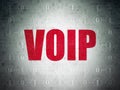 Web development concept: VOIP on digital Royalty Free Stock Photo
