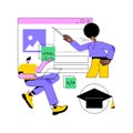 Web development courses abstract concept vector illustration. Royalty Free Stock Photo