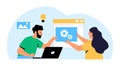 Web development creating mobile web page