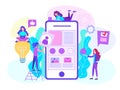 Web development online app Royalty Free Stock Photo