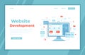 Web development, optimization, user experience, user interface in e-commerce. Website layout elements, photo, video, program code