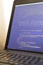 Web development phrase ASCII art inside real HTML code