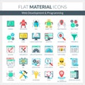 WEB Development and Programming Icons Royalty Free Stock Photo