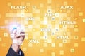 Web development. Programming. Internet and technology concept.