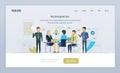 Web development team. Teamwork, on projects. Development in high-level languages. Royalty Free Stock Photo