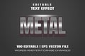 Text effects Metal