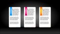 Web element display with space for your text. Royalty Free Stock Photo