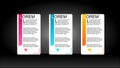 Web element display with space for your text. Royalty Free Stock Photo