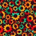 Gears or ÃÂ¡ogwheels. Seamless pattern.