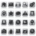 Web glass icons