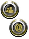 web Gold iconset 01