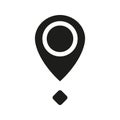 Web gps pointer for navigation icon Royalty Free Stock Photo